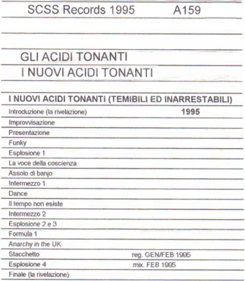 a159 gli acidi tonanti: i nuovi acidi tonanti 1995